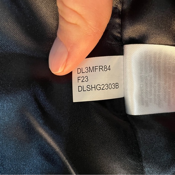 NWT DKNY Black Teddy Jacket Plush Mid-Length Faux Fur Coat Midi Size Large - Picture 9 of 12